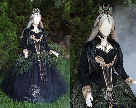 Twinkling witch gown